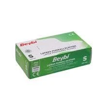 Beybi Lateks Pudralı Eldiven Küçük/ Small 100 Adet