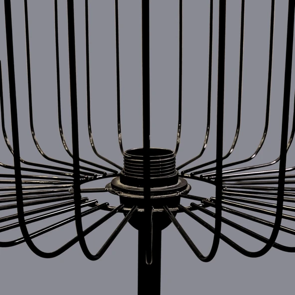 Alba Siyah Kafes Lambader - 3