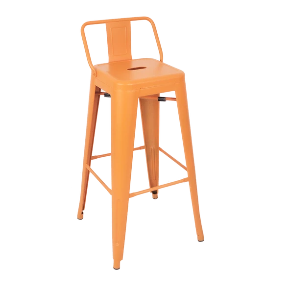 Tolix Sırtlı Metal Bar - 7