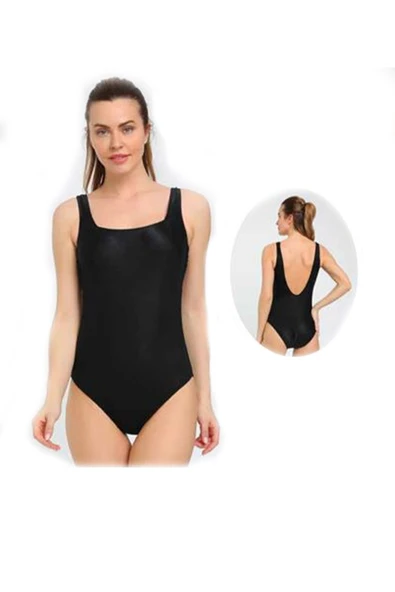 Chelly Kare Yaka Askılı Düz Renk Mayo L 2762 - 2