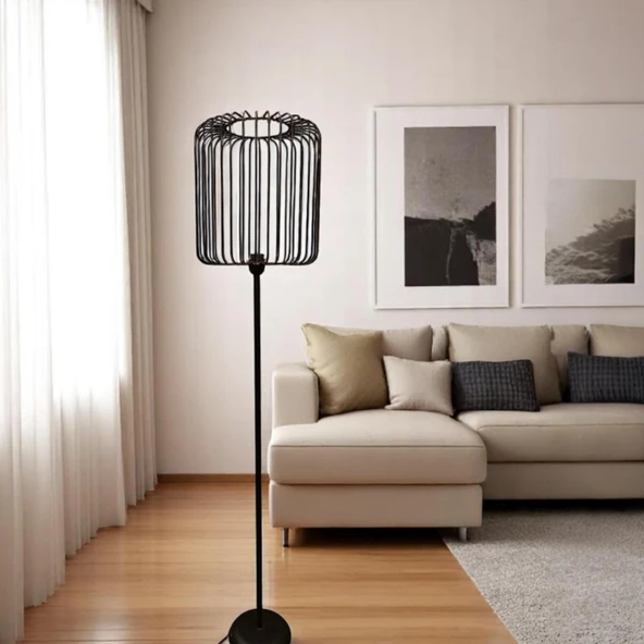 Alba Siyah Kafes Lambader - 2