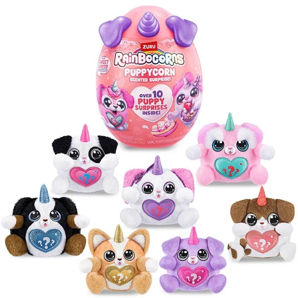 Rainbocorns Puppycorn Koku Sürprizi Sürpriz Paket S8 Mor RAR27000-M