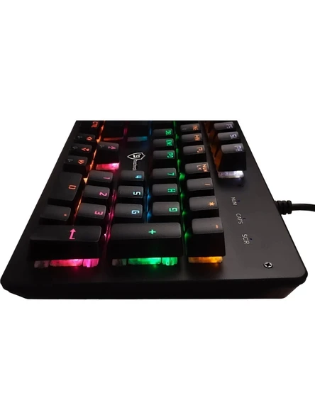 G.ALYA Gaming Oyuncu Klavye ve Mouse Set - RGB Aydınlatma, Blue Switch, DPI Ayarı, Hafif ve Serin Tasarım (GA-5301, GA-9 - 6
