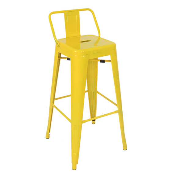 Tolix Sırtlı Metal Bar - 5