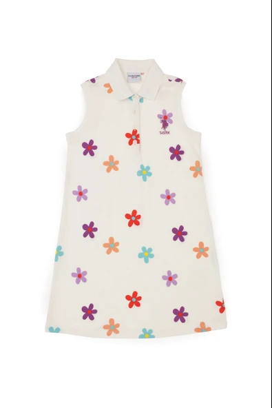 U.s.Polo Assn. Kız Çocuk Ekru Örme Elbise G084SZ075