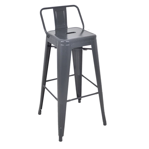 Tolix Sırtlı Metal Bar