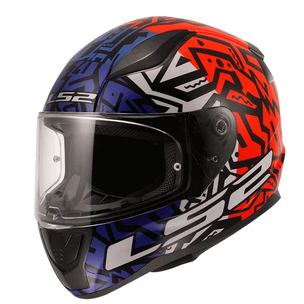 RAPID 2 MEMPHIS KIRMIZI-MAVİ KASK
