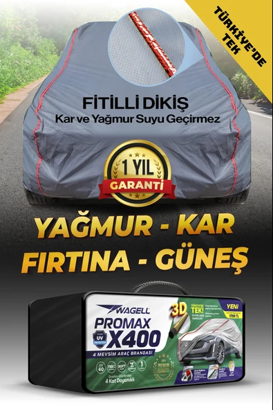 Budge   Peugeot 305 Uyumlu PROMAX X400 Miflonlu Araba Brandası - Oto Çadır Örtü