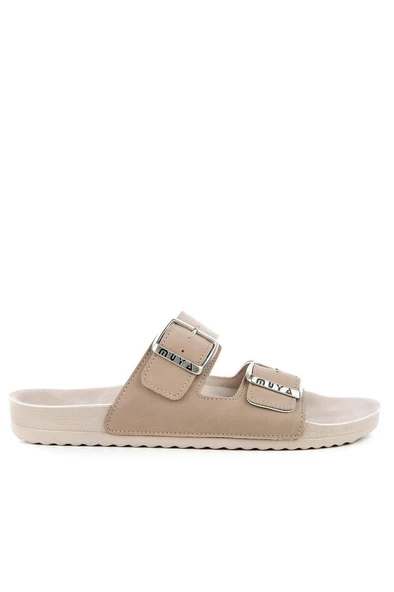 Muya Nova 31500-042 Anatomik Taban Kadın Terlik Açık Vizon 35-39 - Resim 2