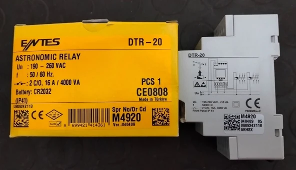 Entes DTR-20 Astronomıc Relay M4920 - 3