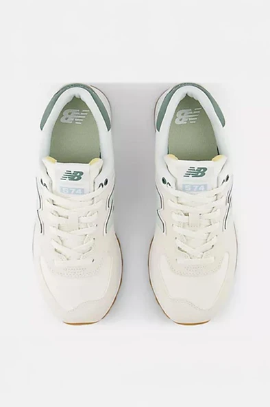New Balance 574 WL574CGR Krem Kadın Spor Ayakkabı WL574CGR - 4