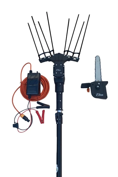 Elia Duo 2 in 1 Teleskopik Zeytin, Badem Hasat ve Budama Makinası 1000W - Resim 2