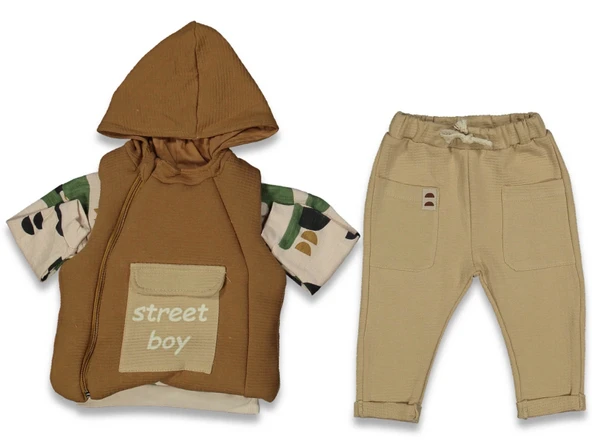 OSAKA STREET BOY YELEKLİ ERKEK TAKIM