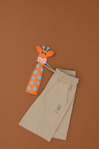 U.s.Polo Assn. Erkek Çocuk Açık Haki Örme Kapri G083SZ0OS