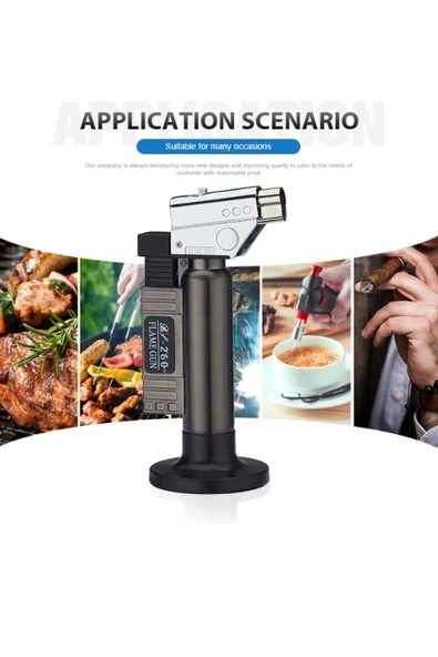 Metal Kasa Torch Pürmüz Çakmak 1300 Derece Isı Tabancası  Aşcı Pürmüzü Tıbbi Diş Pürmüzü  BS-261 - 8