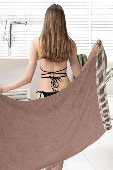 NaturaSoft %100 Pamuk Banyo Hamam Havlusu 70x140 cm - 12