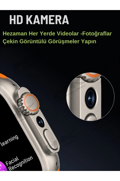 Watch Ultra Kameralı 4g Sim Kartlı 32gb Akıllı Saat Çocuk Wi-fi Googleplay Iphone Huawei Uyumlu 8-9 - 3