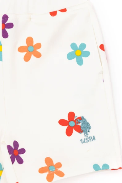 U.s.Polo Assn. Kız Çocuk Beyaz Örme Kapri G084SZ0OS