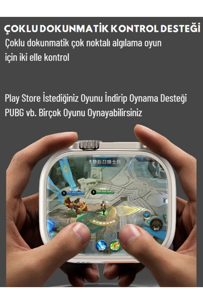 Watch Ultra Kameralı 4g Sim Kartlı 32gb Akıllı Saat Çocuk Wi-fi Googleplay Iphone Huawei Uyumlu 8-9 - 7