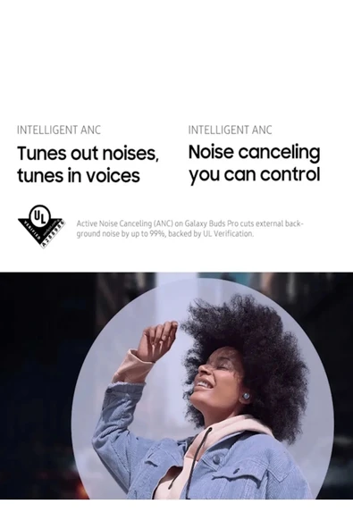 Samsung Uyumlu Galaxy Buds 2 Pro Mor Aktif Gürültü Engelleme Tws Kulakiçi Kablosuz Bluetooth Kulaklık - 7