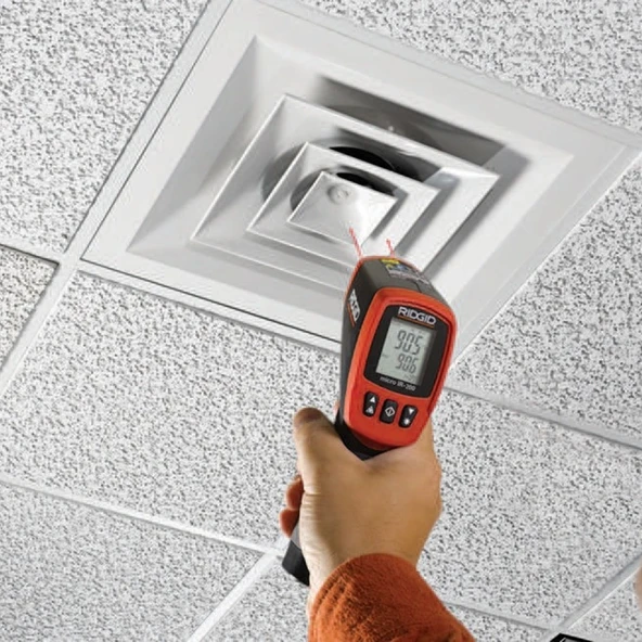 Rıdgıd 36798 Micro IR-200 Temassız Kızılötesi Lazer Sıcaklık Ölçer Termometre - Resim 7