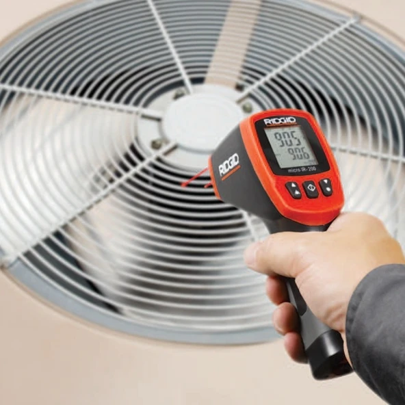 Rıdgıd 36798 Micro IR-200 Temassız Kızılötesi Lazer Sıcaklık Ölçer Termometre - Resim 6