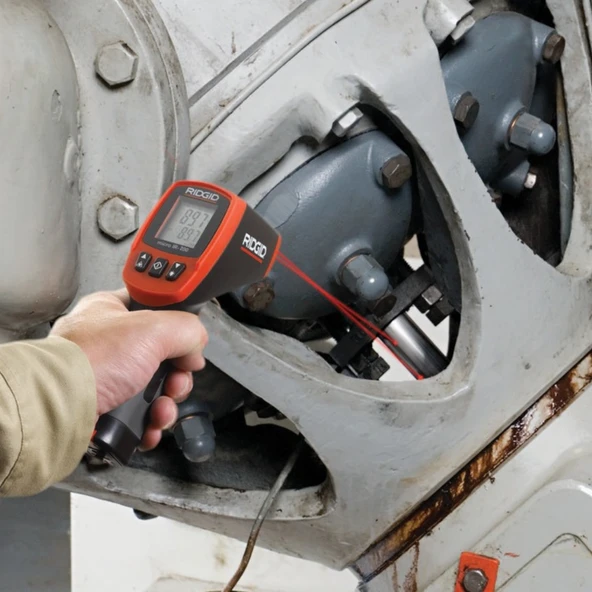 Rıdgıd 36798 Micro IR-200 Temassız Kızılötesi Lazer Sıcaklık Ölçer Termometre - Resim 4