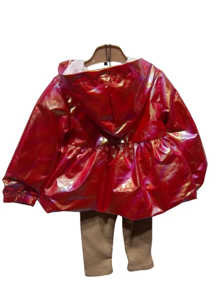 RAINCOAT AYICIK AKSESUARLI KIZ TAKIM - 2