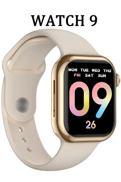 Watch 9 Promax Akıllı Saat 4Gb AMOLED Tam Dokunmatik Sesli Görüşmeli İphone Huawei Uyumlu