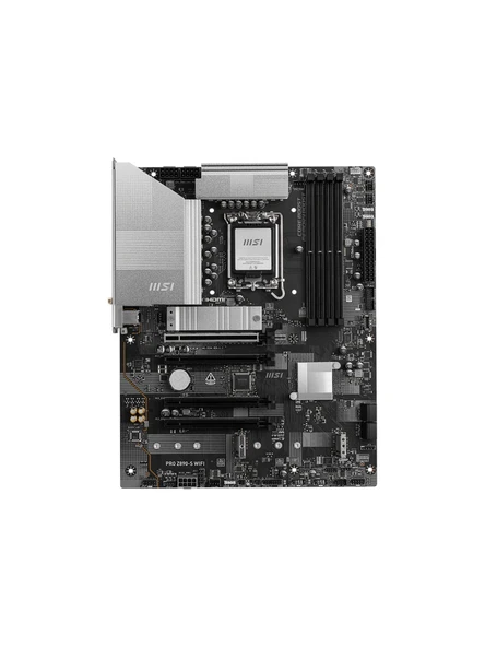 MSI, Pro Z890-S Wifi Soket 1851 Ddr5 8600Mhz(oc) Usb 20Gbps3Xm.2 2Xtb4 Hdmi Display 2.5G Lan Wifi7 Atx