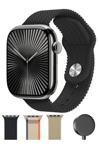 Watch Hk 10 Pro A Siyah 2.02 inc Amoled Ekranlı Akıllı Saat Sesli Görüşme,ChatGPT Huawei iPhone Uyumlu 9-8