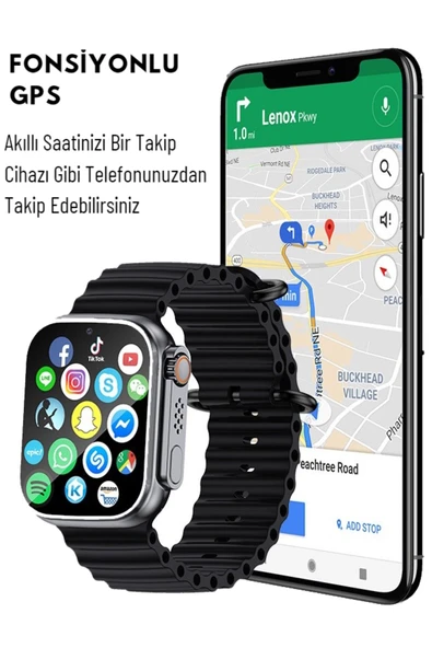 Watch Ultra Kameralı 4g Sim Kartlı 32gb Akıllı Saat Çocuk Wi-fi Googleplay Iphone Huawei Uyumlu 8-9 - 2