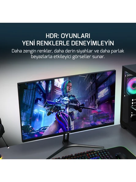 James Donkey Epic E10 23.8'' 200Hz 0.5Ms FHD VA Panel Gaming Monitör (Sıfır Ölü Piksel Garantili) - 7