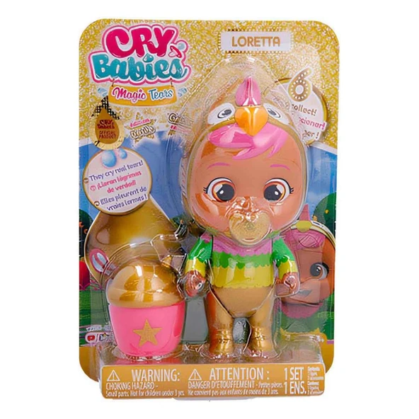 Cry Babies MT Gold Serisi Bebeği Loretta CYM19000-4 - 2