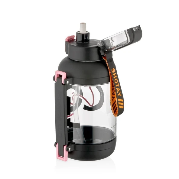 Shotay Life Su Matarası Tritan Siyah 1500Ml - 2