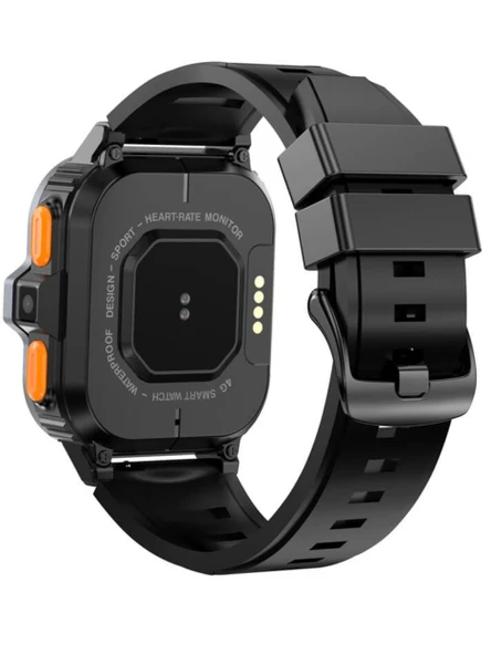 Watch PG Ultra Gümüş 4G LTE 16GB Sim Kartlı Kameralı Akıllı Saat Wi-Fi Çocuk Huawei İphone Uyumlu 8,9,10 - 2