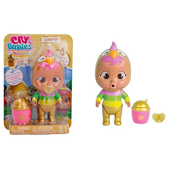Cry Babies MT Gold Serisi Bebeği Loretta CYM19000-4