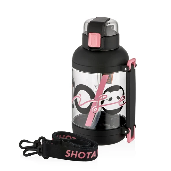 Shotay Life Su Matarası Tritan Siyah 1500Ml - 1