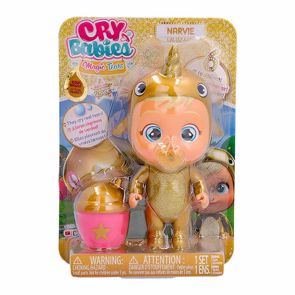 Cry Babies MT Gold Serisi Bebeği Narvie CYM19000-5 - 2