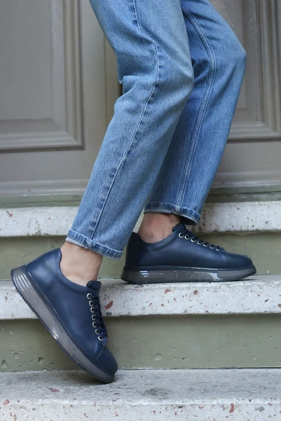 Hakiki Deri  Erkek Casual Ayakkabı 154MA24-1001 - Resim 6