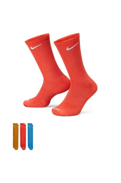 Nike Adult SX6888-918 Çok Renkli Unisex Çorap