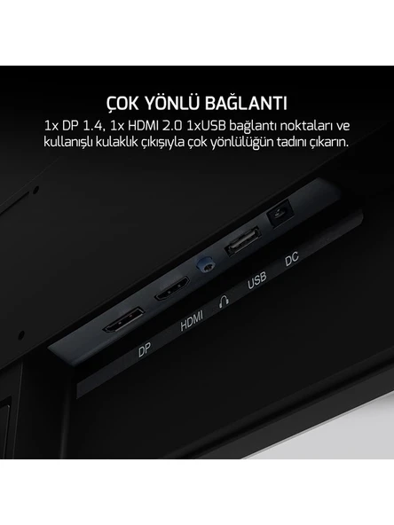 James Donkey Epic E10 23.8'' 200Hz 0.5Ms FHD VA Panel Gaming Monitör (Sıfır Ölü Piksel Garantili) - 4