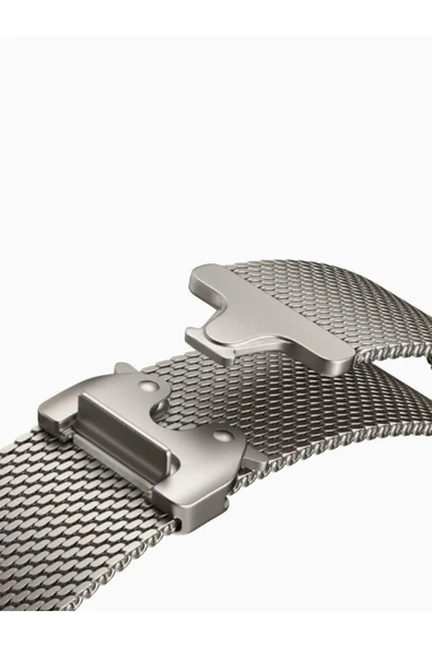 Apple Watch Uyumlu Milano Örgü Loop Paslanmaz Çelik Kordon (42mm-45mm-49mm) - Manyetik Toka Ultra/SE/7/8/9/10 - 3