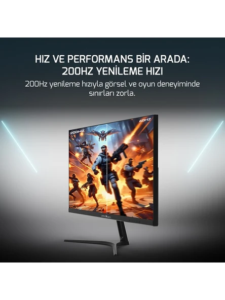 James Donkey Epic E10 23.8'' 200Hz 0.5Ms FHD VA Panel Gaming Monitör (Sıfır Ölü Piksel Garantili) - 8