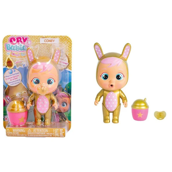 Cry Babies MT Gold Serisi Bebeği Coney CYM19000-2 - 2