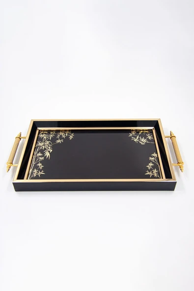 Mondecor MARBELLA DEKORATİF SÖZ NİŞAN SUNUM TEPSİSİ 49X31CM