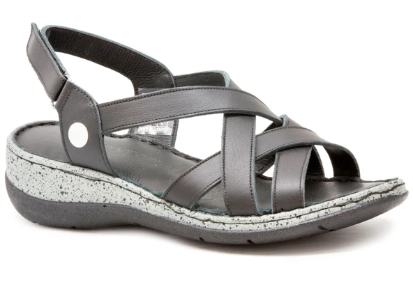 Mammamia D25ys 2865 Siyah Bayan Ayakkabı Terlik-Sandalet ürün görseli 1