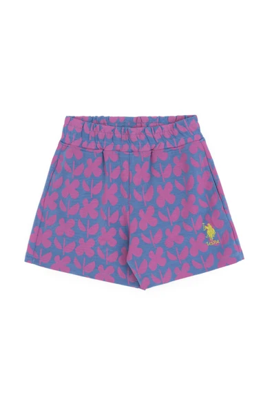 U.s.Polo Assn. Kız Çocuk Koyu Mavi Örme Kapri G084SZ0OS