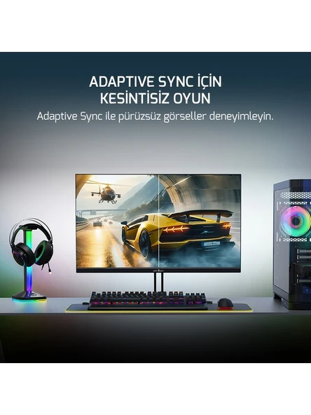 James Donkey Epic E10 23.8'' 200Hz 0.5Ms FHD VA Panel Gaming Monitör (Sıfır Ölü Piksel Garantili) - 6