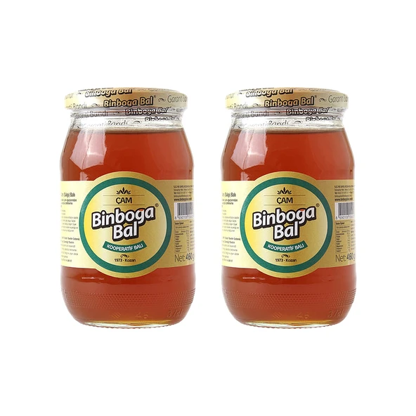 Binboğa Çam Balı 460 gr Cam x 2 Adet